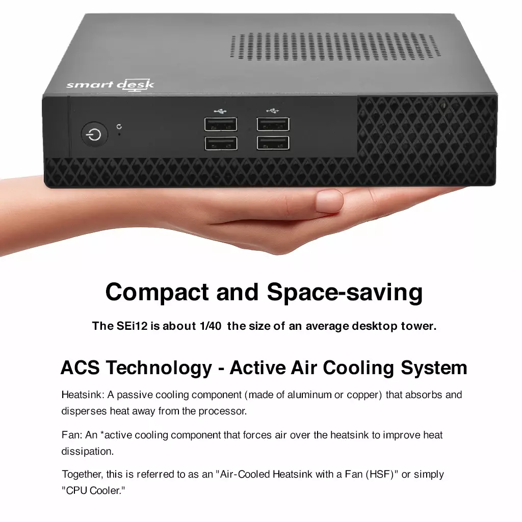 Intel i5-10210U Mini PC – 10th Gen Quad Core, Dual 4K Display